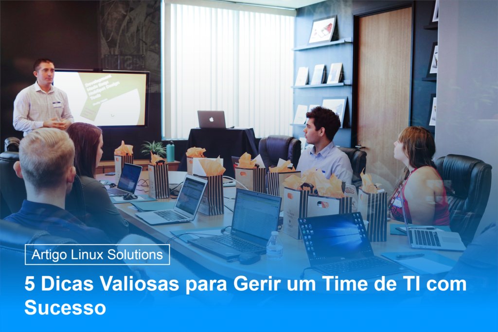 linuxsolutions's tweet card. Veja 5 dicas valiosas da Linux Solutions, advindas de mais de 24 anos de experiência no mercado para gerir um time de TI.