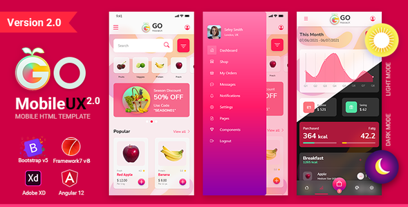 stylelibreview's tweet card. Go Mobile UX – многоцелевой шаблон, GoMobileUX – это шаблоны HTML, CSS и js. Мы рассмотрели основные элементы HTML. Мы также думаем о будущих продуктах и выпусках. Фреймворком, ...