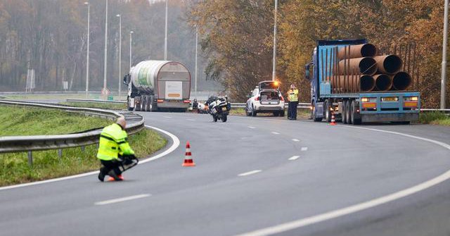 Ernstig ongeval op A6 bij Emmeloord richting Lemmer