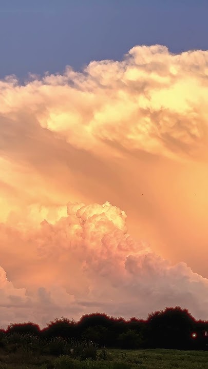 Algorithmist's tweet card. Massive Thunderstorm Clouds In The Evening Sun Over Plano Texas (HDR)