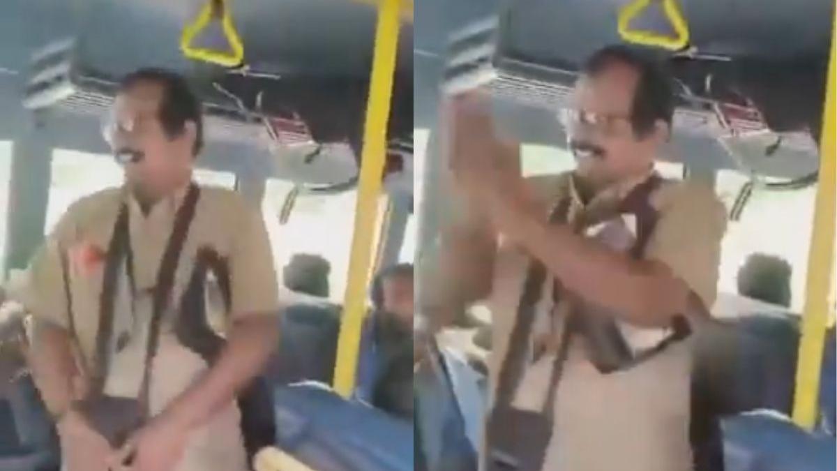 mathrubhumieng's tweet card. Experience the divine! KSRTC conductor`s Ayyappa songs on Ottapalam-Pampa route turns bus into moving temple. Watch the viral video & feel the bhakti!