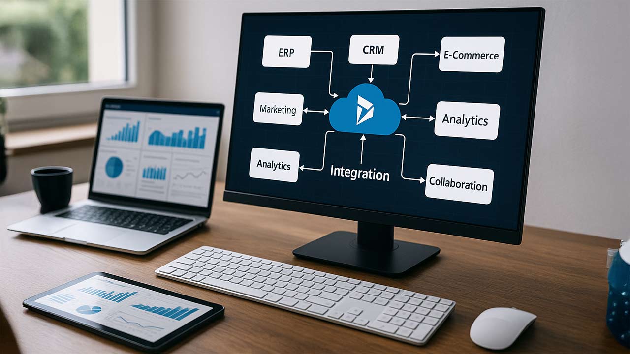 erpsoftwareblog's tweet card. In today’s fast-paced business environment, organizations use a variety of applications—ERP systems, CRMs, marketing platforms, legacy databases, and