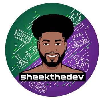 sheekthedev's tweet card. 🟢🟣 sheekthedev | Code, Design, Vibe. UX Engineer and Game Developer blending creativity with code. I'm here to vibe out, support my friends' streams, and help the community grow. I live and breathe...