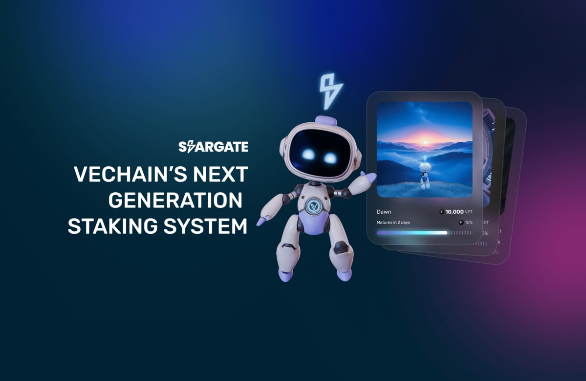 LudoDidymus's tweet card. StarGate - Vechain’s Next Generation Staking System