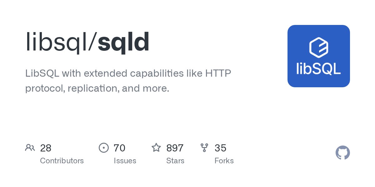 penberg's tweet card. LibSQL with extended capabilities like HTTP protocol, replication, and more. - libsql/sqld