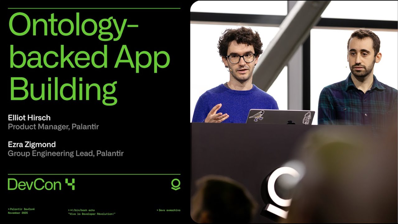 atomgraphhq's tweet card. Product Launch: Ontology-backed App Building | DevCon 4