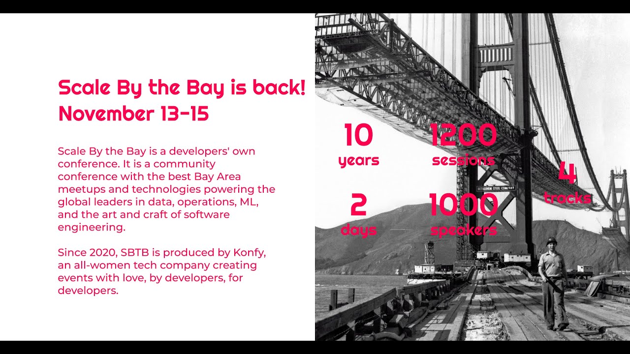 ScaleByTheBay's tweet card. Scale By The Bay is back!