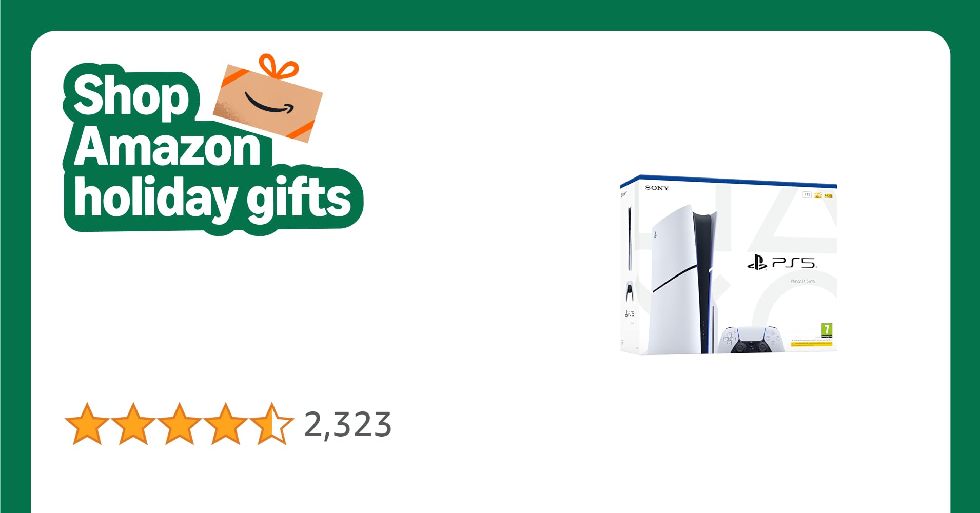 TechInStockUK's tweet card. Experience lightning fast loading with an ultra-high speed SSD, deeper immersion with support for haptic feedback, adaptive triggers, and 3D Audio2, and an all-new generation of incredible PlayStat...