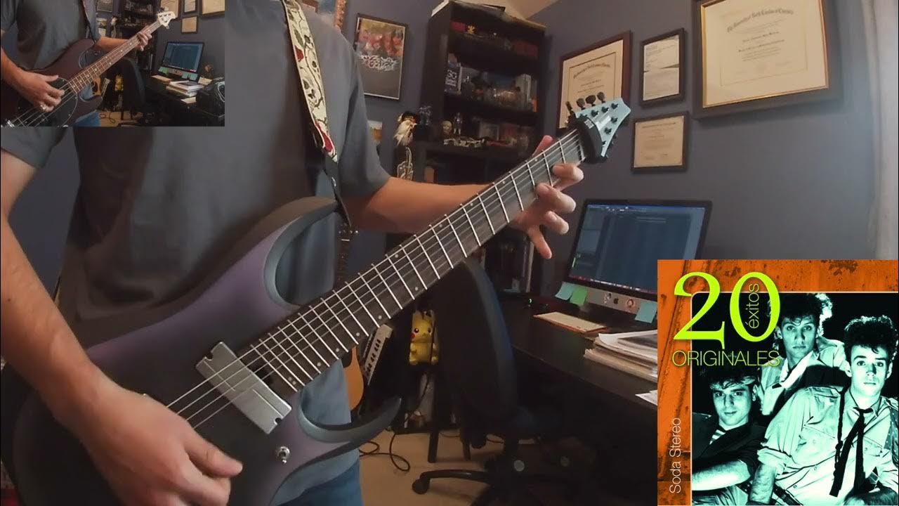 geek_vizions's tweet card. Soda Stereo - De Música Ligera [Guitarra Y Bajo]