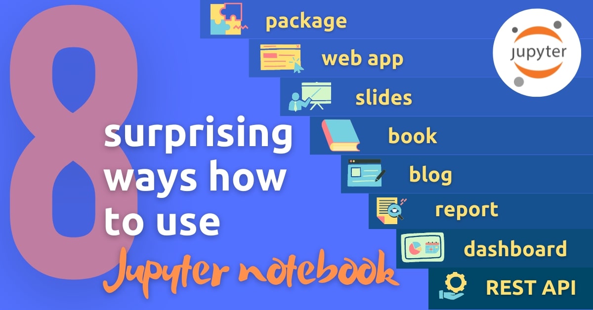 pyquantnews's tweet card. Explore the Jupyter Notebook beyond its traditional use. Discover 8 alternative ways to utilize this versatile tool, making it even more powerful for coding, experimentation, and collaboration.