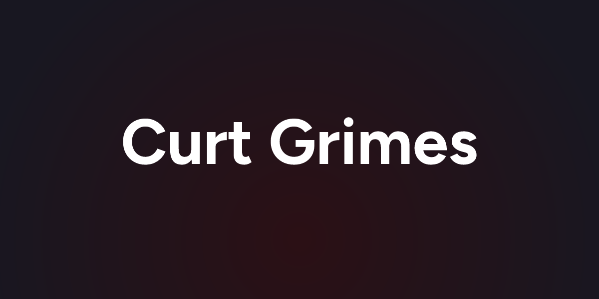 dralsallum's tweet card. Curt Grimes is a frontend software engineer with experience building Vue and React applications.