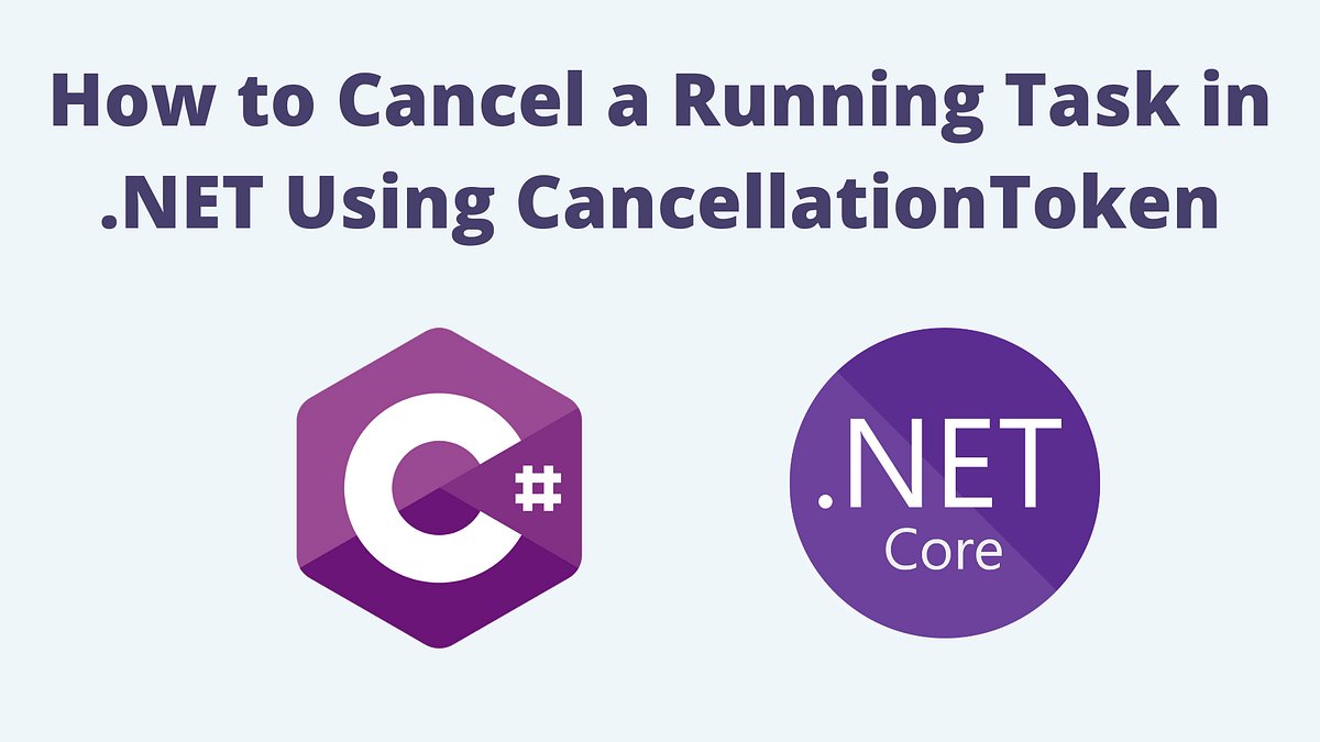 malshika_yohan's tweet card. When you write long-running code in .NET — for example, downloading files, processing data, or reading from a database — sometimes you…