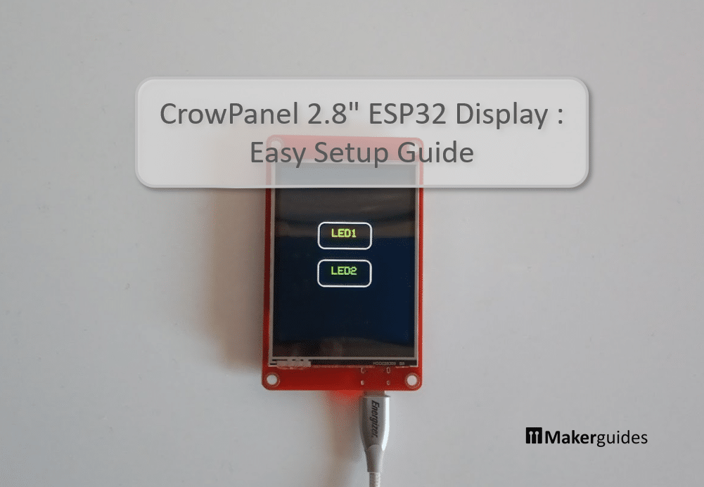 elecrowdave's tweet card. Learn how to setup and use the CrowPanel 2.8 inch ESP32 Display for the Arduino IDE. With detailed instructions and many code examples.