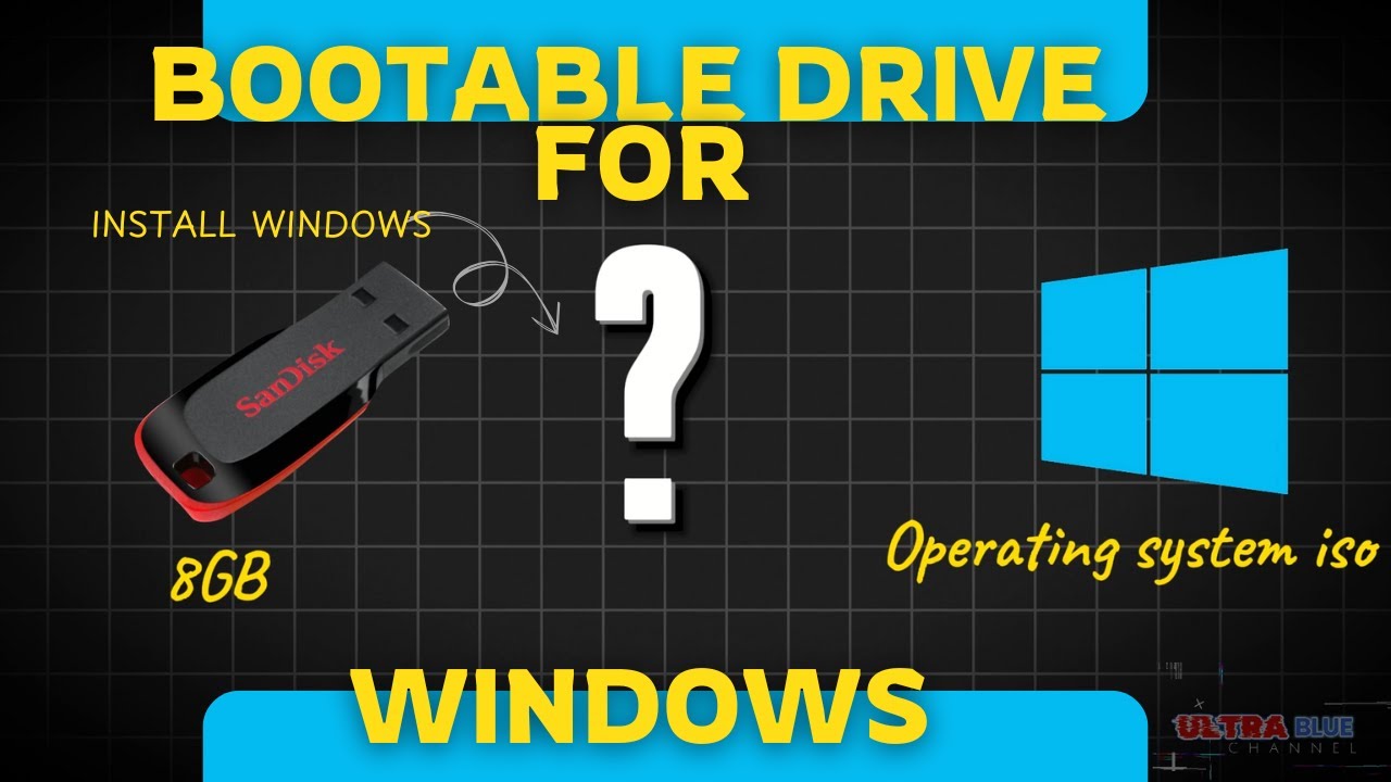 off_UltraBlue's tweet card. Create a Bootable USB for Windows Installation Step by Step Guide