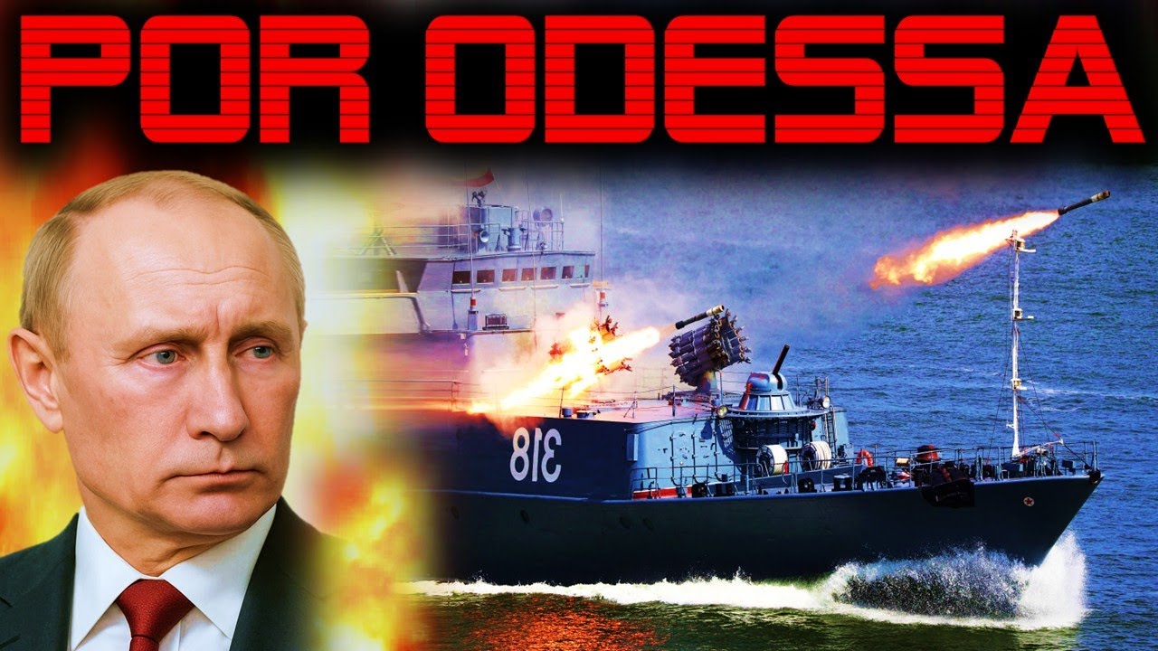 Techlion5's tweet card. 🔴 VLADIMIR PUTIN: TOMAREMOS ODESSA 🔴 UCRANIA SERÁ PRIVADA DEL...