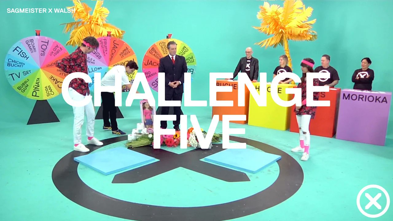 sagmeisterwalsh's tweet card. Episode 5, Sagmeister X Walsh