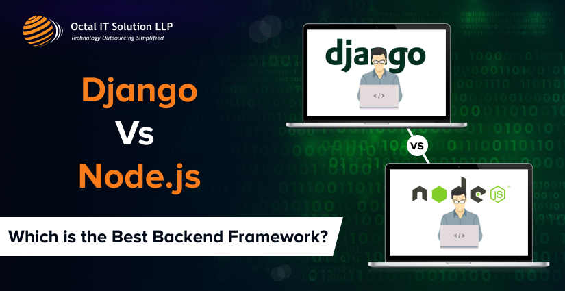 octalitsolution's tweet card. Django vs. Node.js - Which is the Best Backend Framework? compare and learn the difference between Django and Node.js to choose the best.