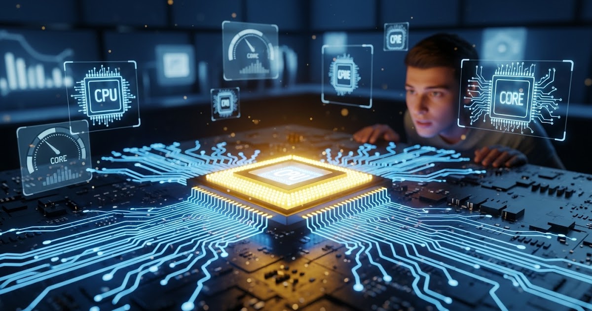 perf4tech's tweet card. Discover what CPU means, how it works, and why it’s the “brain” of your computer. A simple guide that explains everything you need to know for better