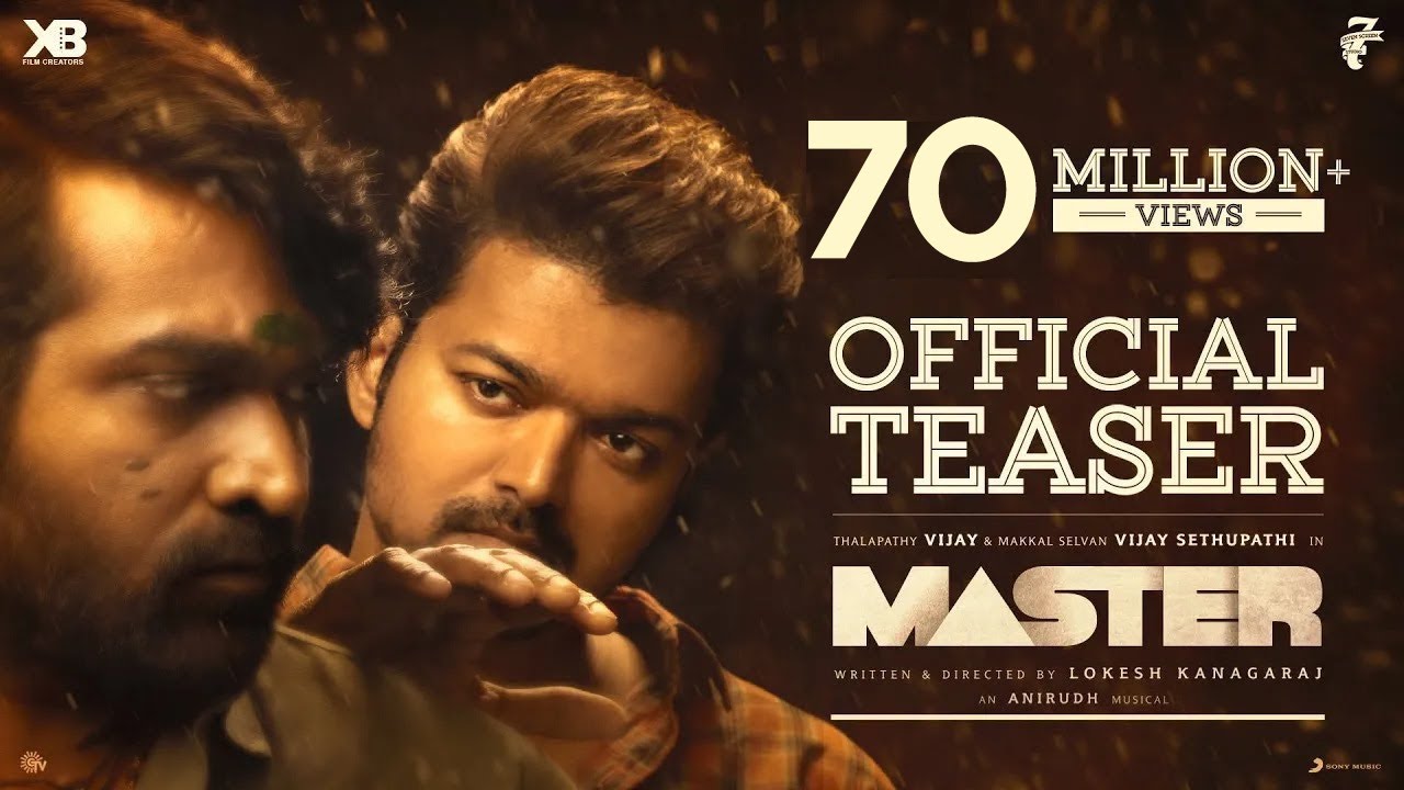 actorvijay's tweet card. Master - Official Teaser | Thalapathy Vijay | Anirudh Ravichander |...