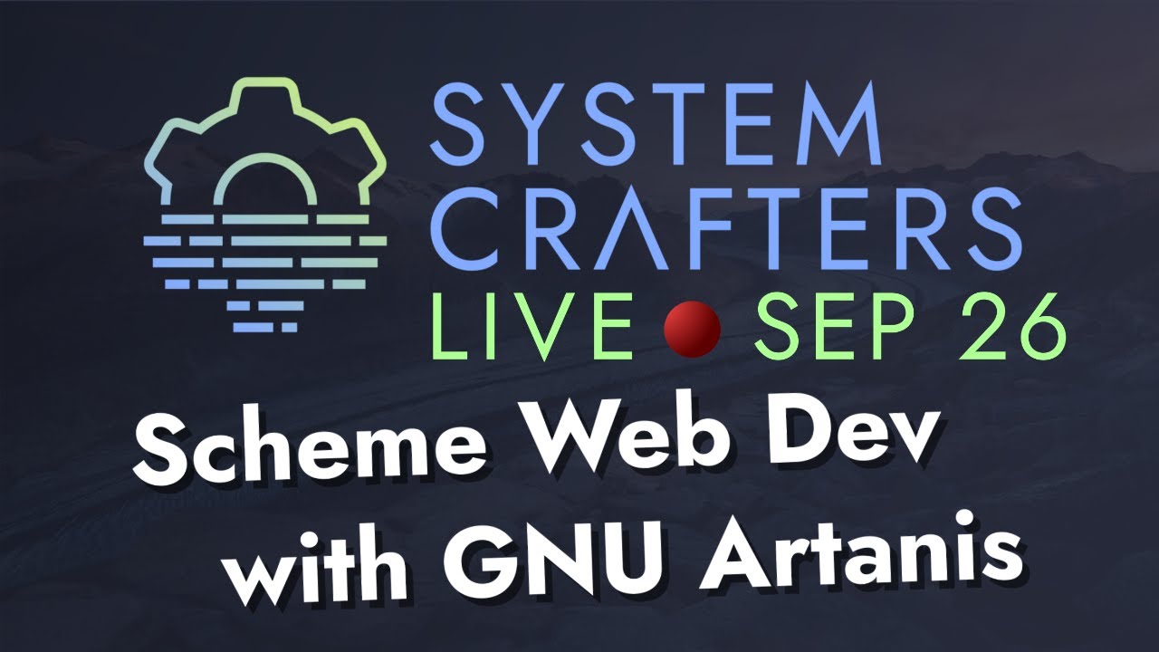 hardenedlinux's tweet card. Scheme Web Development with GNU Artanis - System Crafters Live!