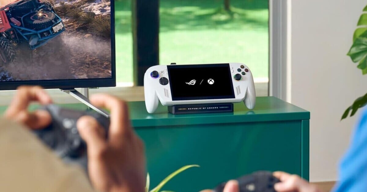 FrandroidPromos's tweet card. Si vous attendiez une baisse de prix sur la dernière console d'Asus, la ROG Xbox Ally, ça tombe bien : la voilà en promotion à 549 euros contre 599 euros de base. Une console portable qui renferme un...