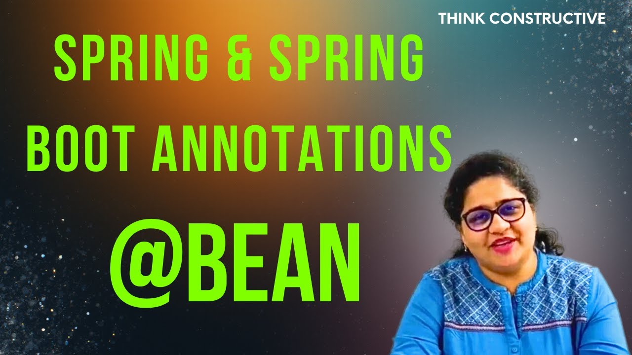 TConstructive's tweet card. Spring @Bean Explained Practically: The Foundation of Configuration