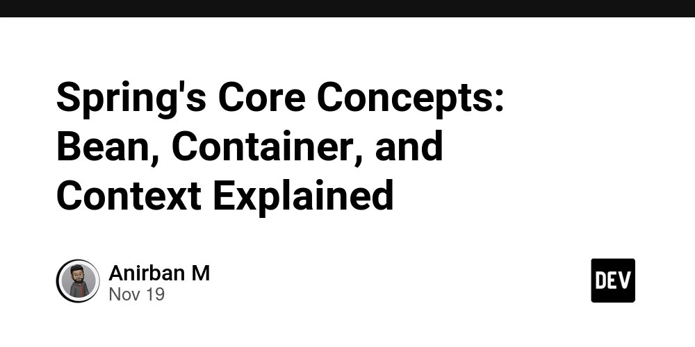 anir_code7's tweet card. Hi Everyone , I am new to learning Spring Framework and have started to write about the topics I am...