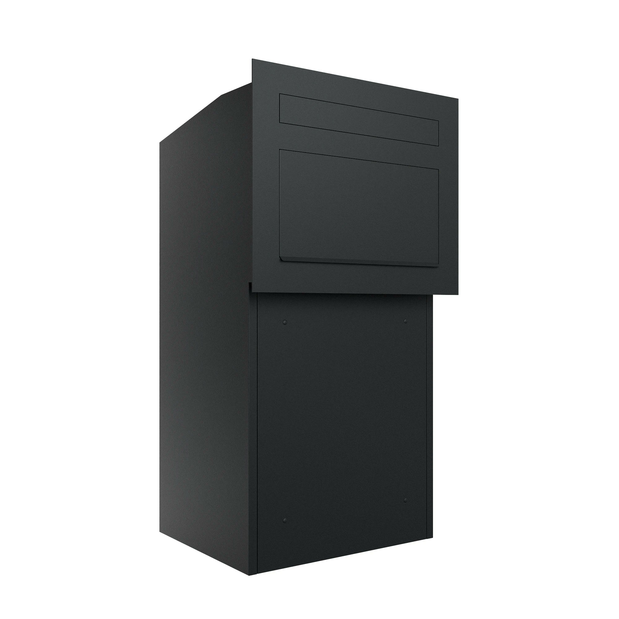 iloveparcelsuk's tweet card. The Miami parcel letterbox. Designed for gate, fence, or wall mounting, it’s a secure, stylish, and weatherproof solution in black.