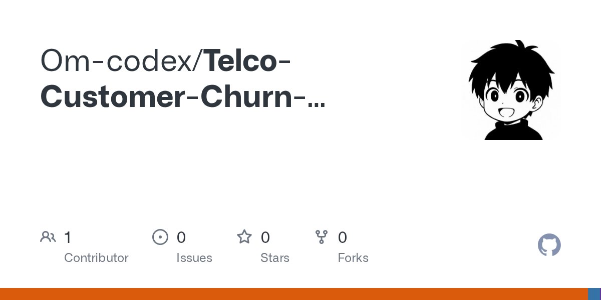 OmCodex_tweets's tweet card. Contribute to Om-codex/Telco-Customer-Churn-Prediction development by creating an account on GitHub.