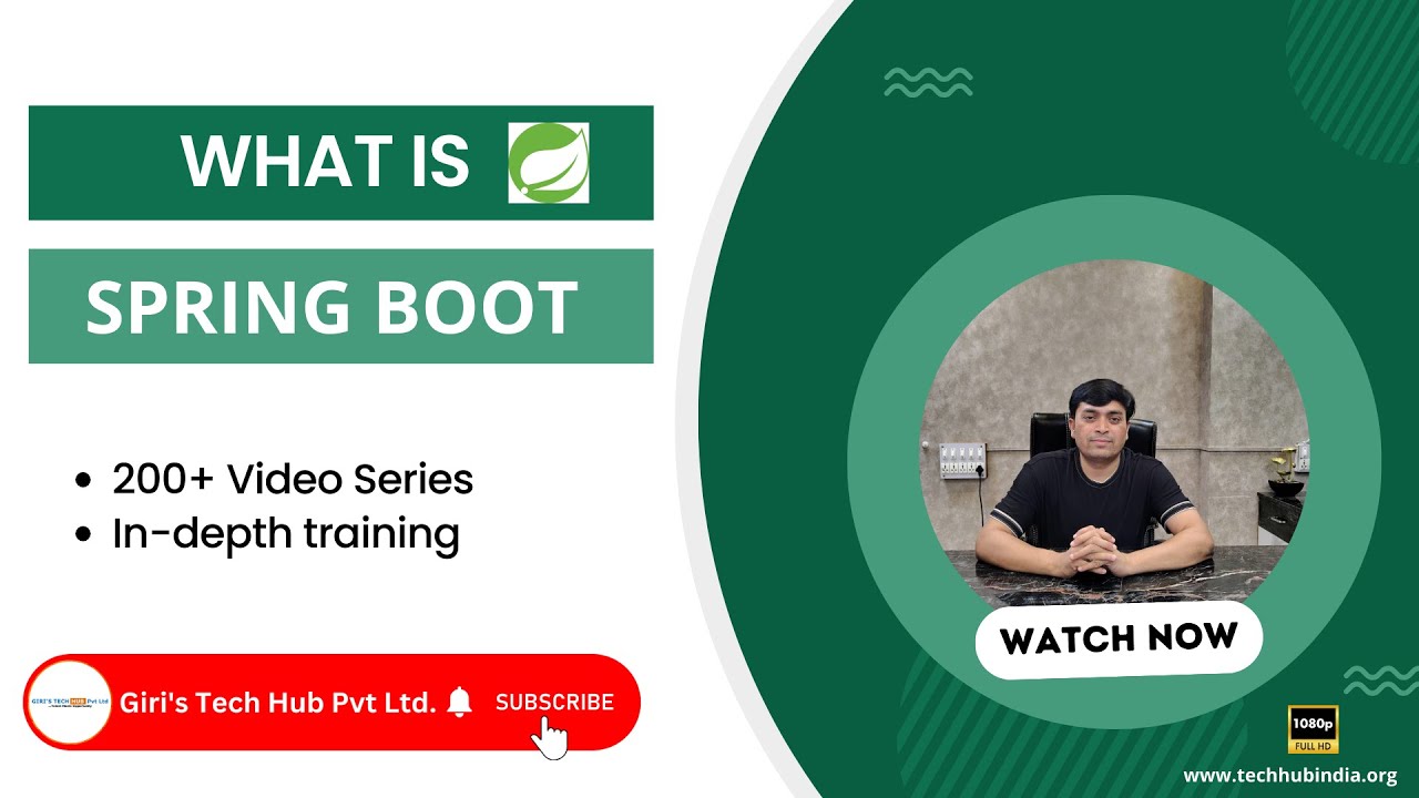 HubGiri's tweet card. What is spring boot | spring boot in Hindi | Giri's Tech Hub Pune.