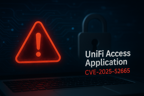 brainworkblog's tweet card. Descubra como a vulnerabilidade crítica CVE-2025-52665 permite execução remota de código no UniFi Access e saiba como proteger seu ambiente.