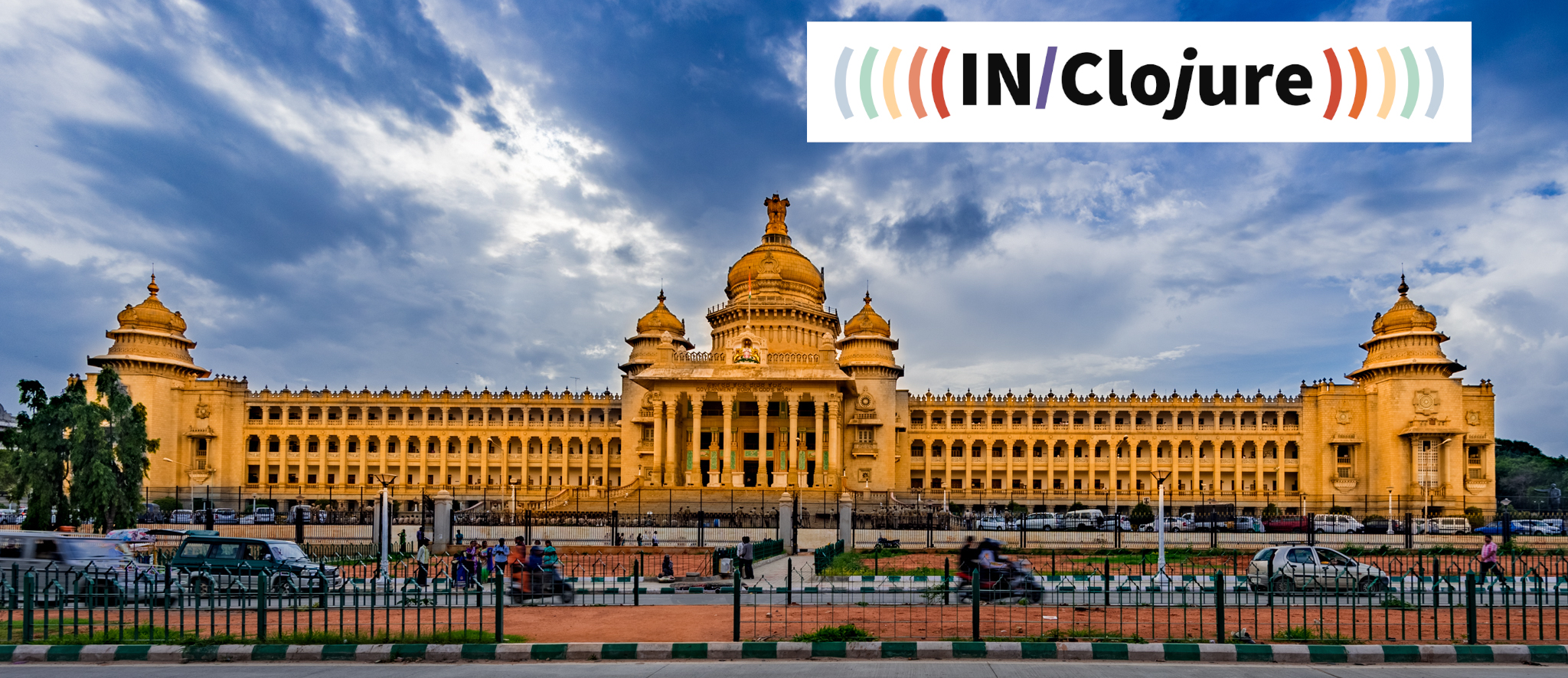 oxalorg's tweet card. IN/Clojure is a Clojure and ClojureScript conference for India, including talks about features, libraries, tools, and usage.