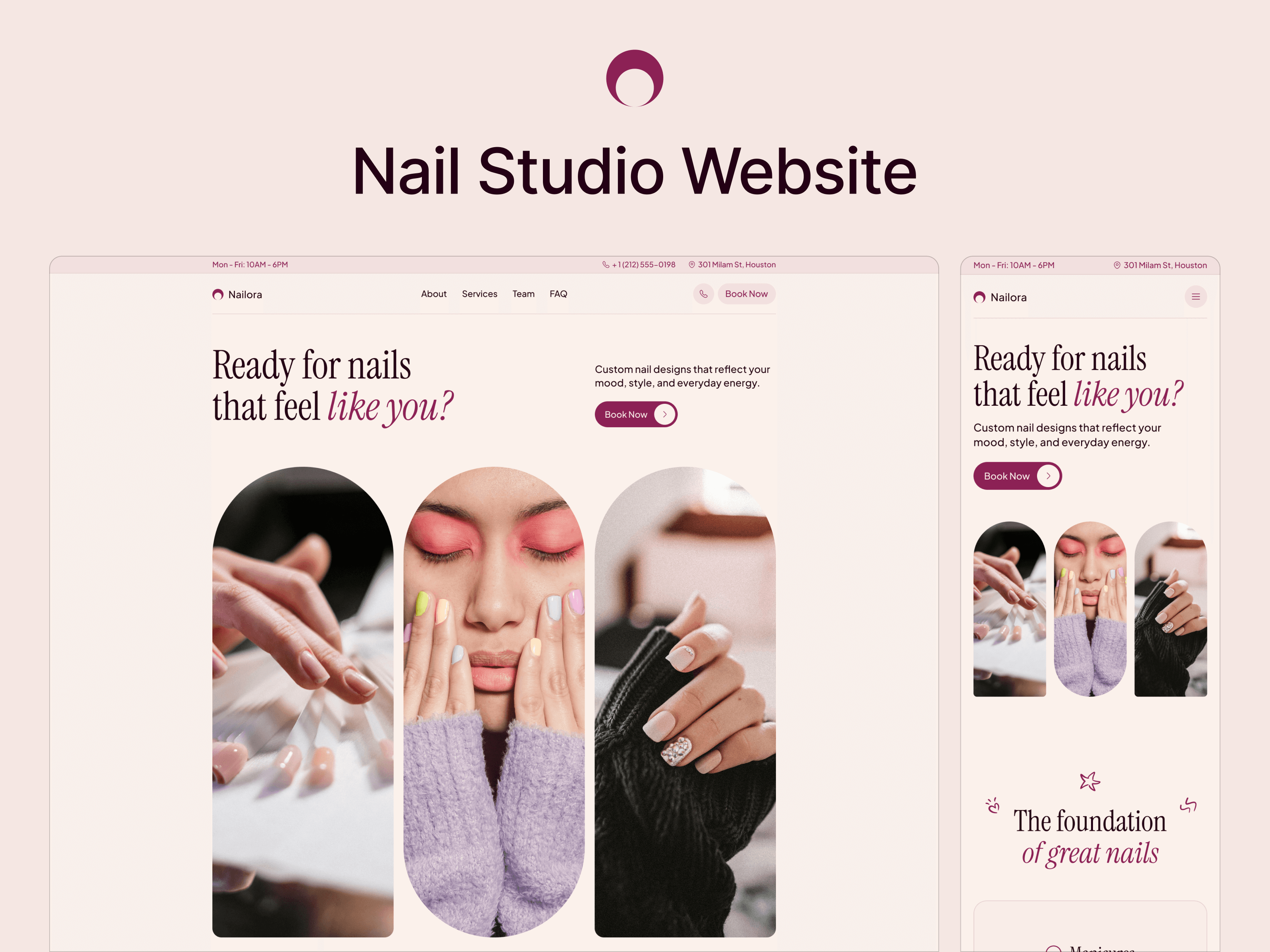 _NutsDev_com's tweet card. Discover the Nailora template by NutsDev. Nail studio website. Created with Framer. Level up with Temply’s top templates. Create something amazing today!
