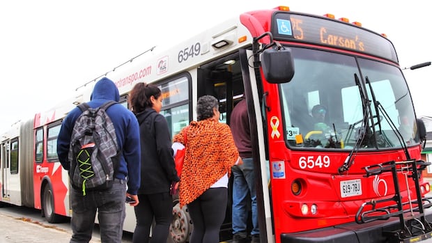 OttTransitRider's tweet card. OC Transpo has cancelled more than 50 bus runs since 7:15 a.m., according to its Twitter account.