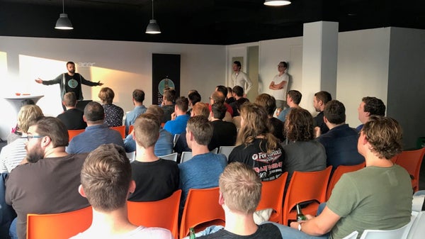 DomCode's tweet card. Are you tired of spending time spinning up new environments? Do you always forget a step in configuring your cloud server? Look no further, because Nic will tell you how to