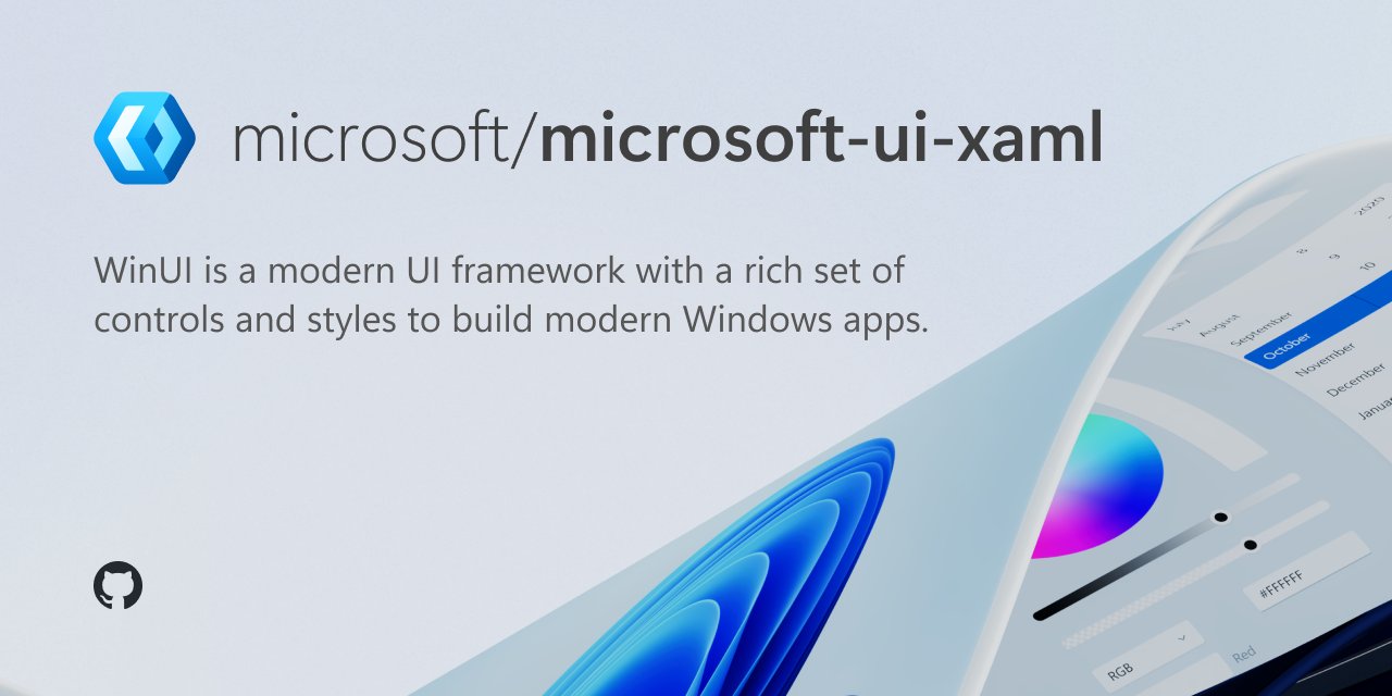 shinta0806's tweet card. WinUI: a modern UI framework with a rich set of controls and styles to build dynamic and high-performing Windows applications. - microsoft/microsoft-ui-xaml