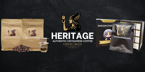 DestinyAitsuji's tweet card. The gift set / variety box contains: 1 Hello Hanoi Beans 250g 1 Saigon Syndicate Beans 250g 2 Drip Boxes (totalling 11 sachets for weight limit instea...