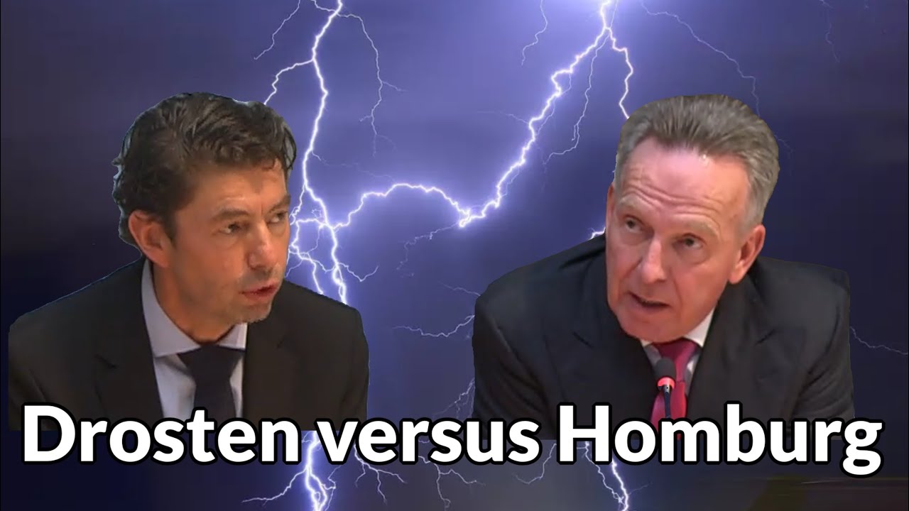 SHomburg's tweet card. Die Vernehmung des Herrn Drosten | Prof. Homburg