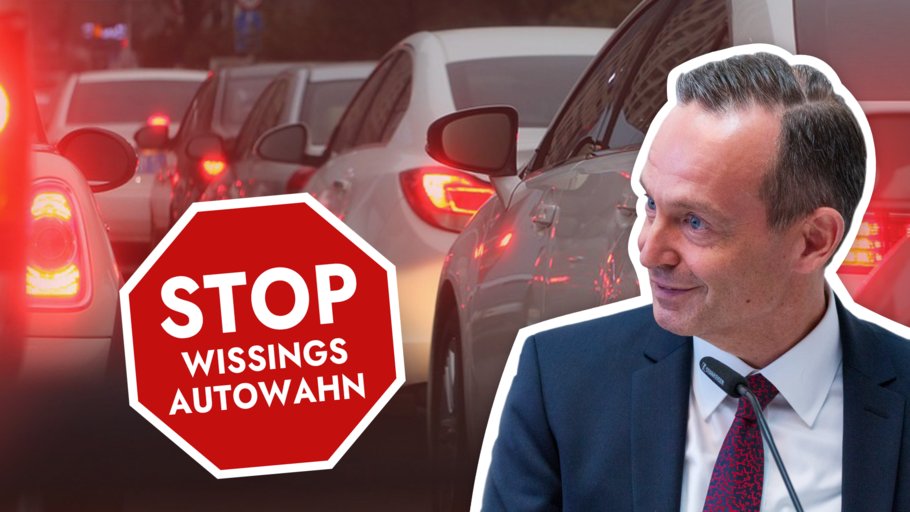 Luisamneubauer's tweet card. Die Emissionen im Verkehr steigen und steigen - und #Wissing schaut zu. Verbrenner-Aus, Ausbau-Stopp von #Autobahnen oder #Tempolimit: Er stellt sich quer. Ein wirksames Sofortprogramm im Verkehr...