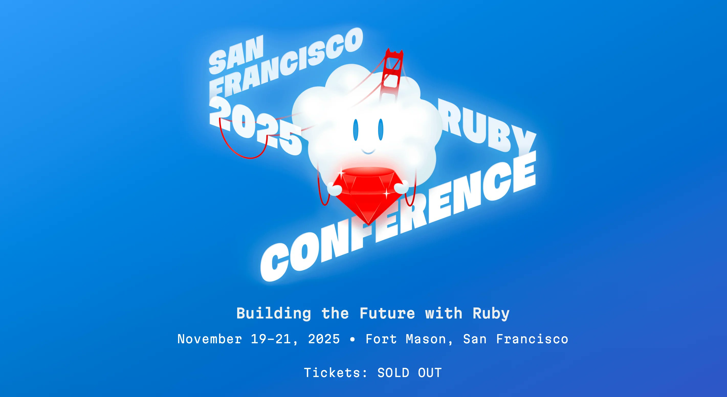 adrianthedev's tweet card. I think it's important that the Ruby community knows what just happened in San Francisco last week. 400+ Rubyists got together and shared ideas and visions. They exchanged opinions and presented the...