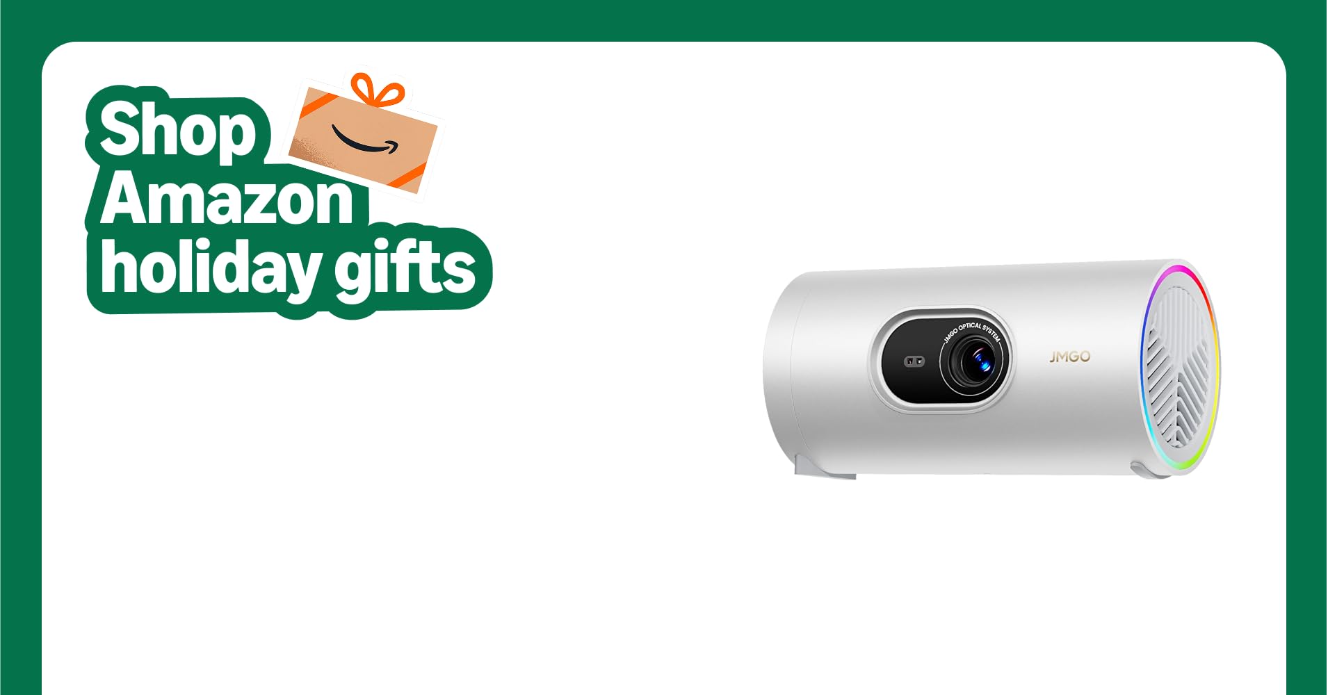 TheTrendy_Times's tweet card. JMGO PicoPlay 1080P Smart Portable Projector can transform any space into a cinematic escape. Stream effortlessly with built-in Google TV & licensed Netflix, and enjoy rich audio with 8W Dolby...