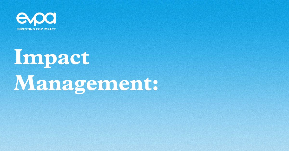 SiMPACTSteph's tweet card. This will be an excellent investment for impact-oriented investors. Time to go beyond the false boundary that impact reporting is too difficult. Start with an impact management perspective. The...