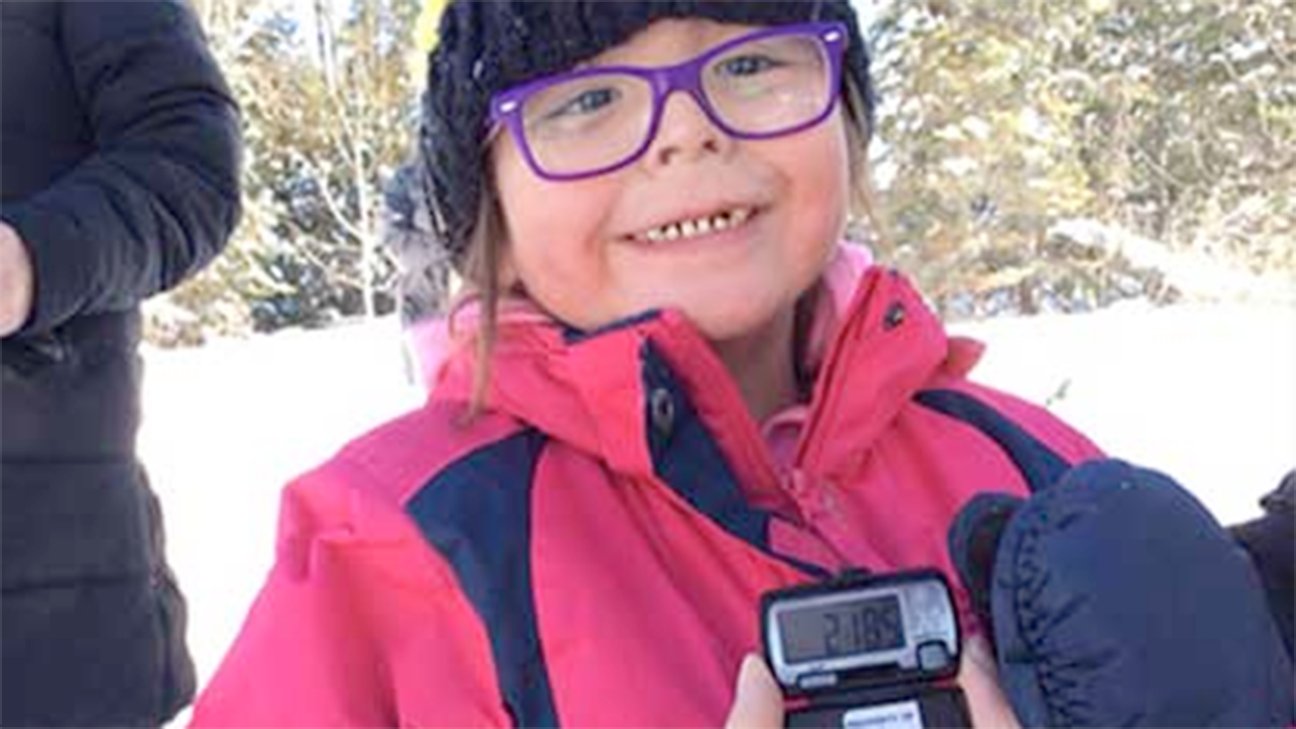 robertsonprog's tweet card. Students quantify distance by walking along a pathway from one location to another wearing pedometers.