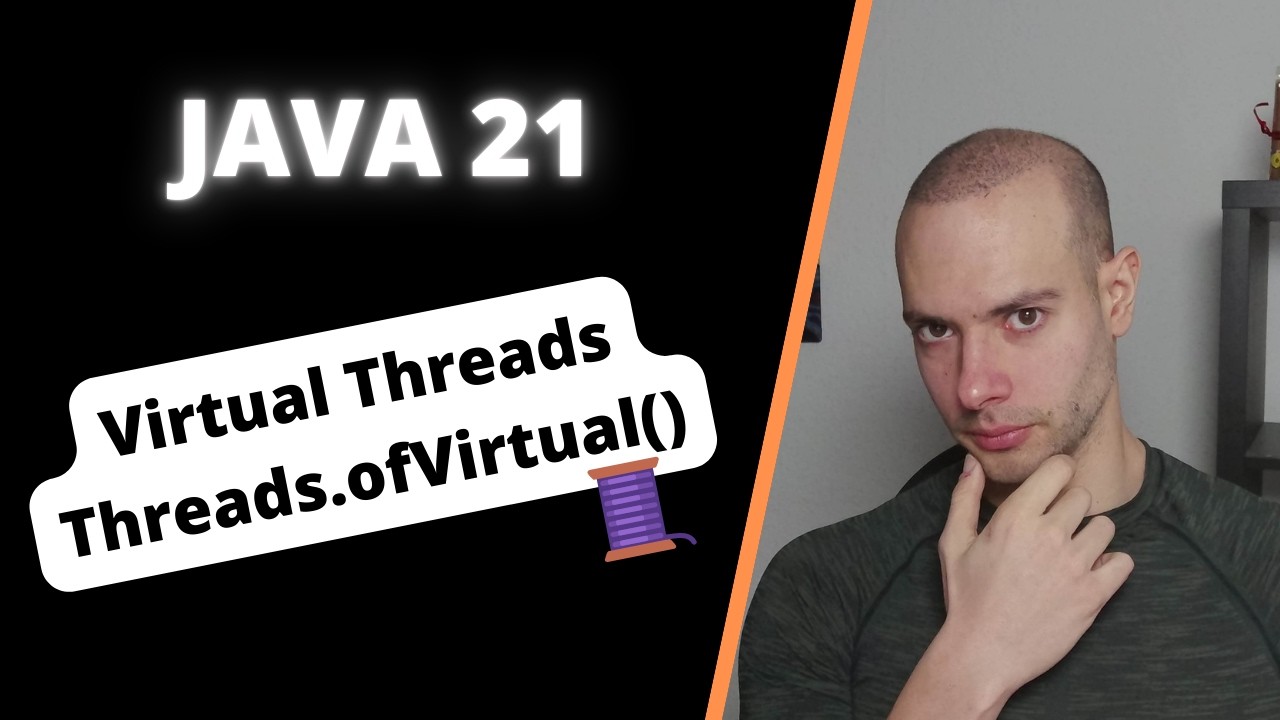 ProgEnJava's tweet card. HILOS VIRTUALES en JAVA 21 (Virtual Threads) - Tutorial Completo Fácil