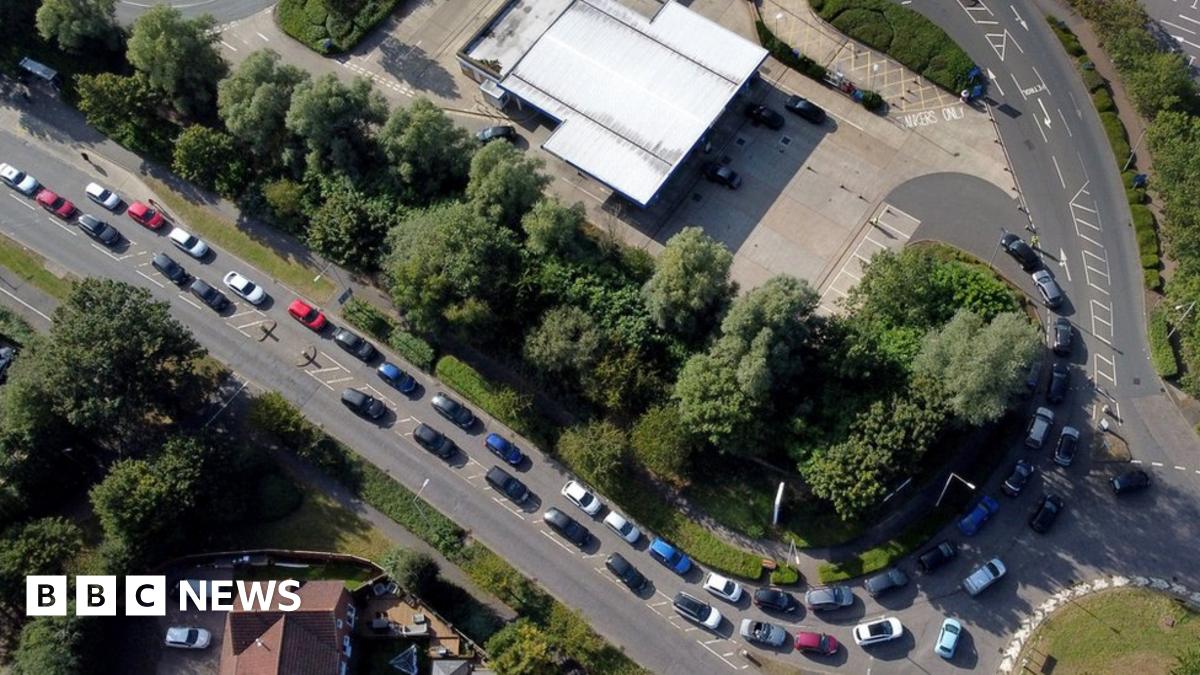 RodMcKenzieNews's tweet card. Ministers move to bring in overseas workers as disrupted fuel deliveries lead to queues at petrol stations.