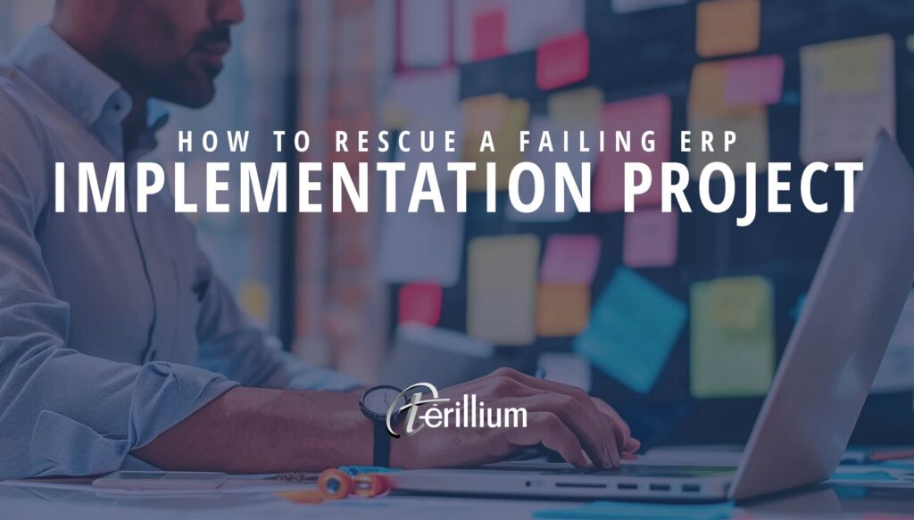 terillium's tweet card. Is your ERP implementation in need of a rescue? Address project setbacks and ensure your system is properly aligned with business needs