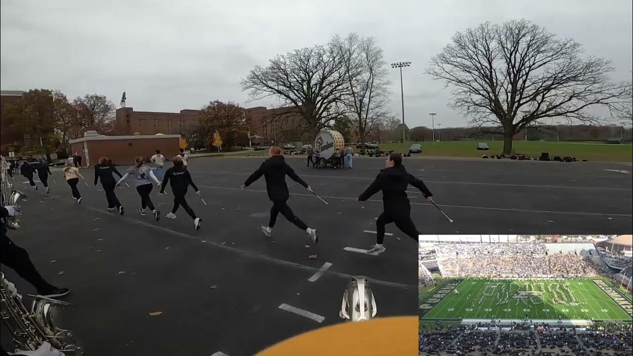 ModKarrot's tweet card. AAMB Tenor Sax POV. Pennstate Pregame