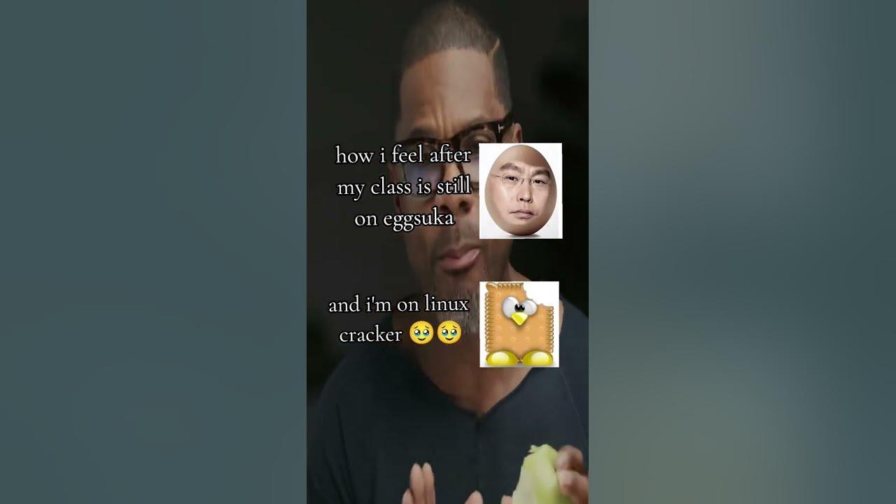 Informatykadlak's tweet card. how it fell now when I'm on Linux cracker 🔥 #linuxshell #unix #sudo...