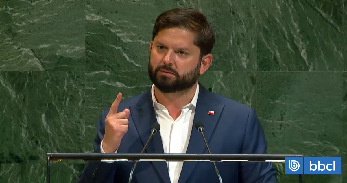 biobio's tweet card. Esta jornada de martes, el presidente Gabriel Boric se encuentra participando -por última vez como mandatario- en el 80° período...