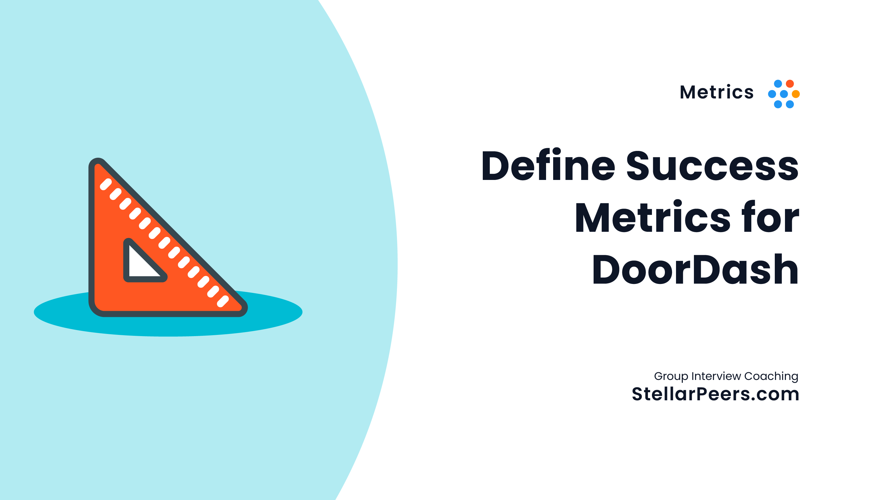 StellarPeers's tweet card. Learn to confidently answer product metrics questions with a proven framework, DoorDash insights, and expert feedback to craft standout interview responses.